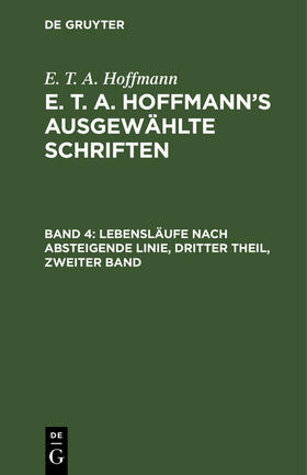 Hoffmann |  Lebensläufe nach absteigende Linie, Dritter Theil, zweiter Band | Buch |  Sack Fachmedien