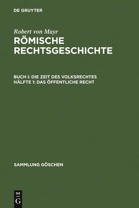 Mayr |  Das öffentliche Recht | Buch |  Sack Fachmedien