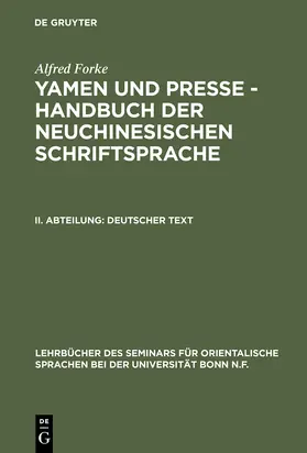 Forke |  Deutscher Text | Buch |  Sack Fachmedien