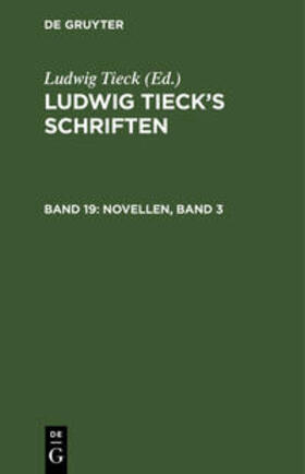 Tieck |  Novellen, Band 3 | Buch |  Sack Fachmedien