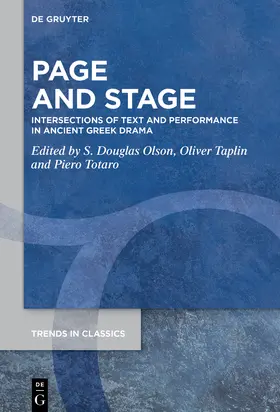 Olson / Taplin / Totaro |  Page and Stage | Buch |  Sack Fachmedien