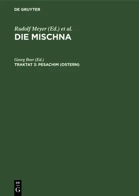 Beer |  Pesachim (Ostern) | Buch |  Sack Fachmedien