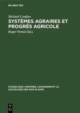 Confino / Portal |  Systèmes agraires et progrès agricole | Buch |  Sack Fachmedien