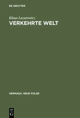 Lazarowicz |  Verkehrte Welt | Buch |  Sack Fachmedien