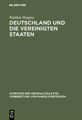 Borgius |  Deutschland und die Vereinigten Staaten | Buch |  Sack Fachmedien