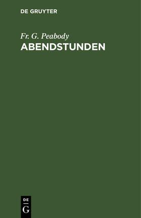 Peabody |  Abendstunden | Buch |  Sack Fachmedien