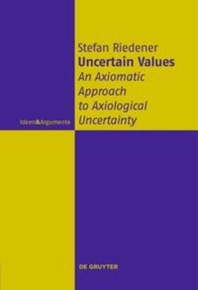 Riedener |  Uncertain Values | Buch |  Sack Fachmedien