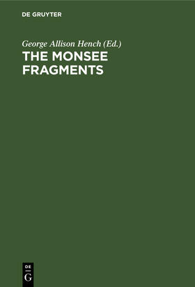 Hench |  The Monsee fragments | Buch |  Sack Fachmedien
