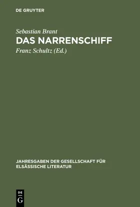 Brant / Schultz |  Das Narrenschiff | Buch |  Sack Fachmedien