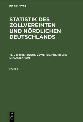  Thierzucht, Gewerbe, politische Organisation | Buch |  Sack Fachmedien