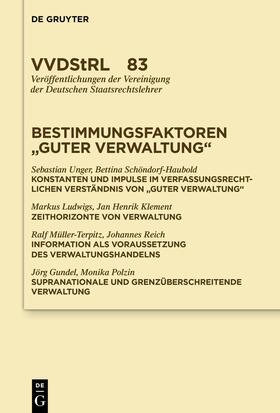 Schorkopf |  Bestimmungsfaktoren "Guter Verwaltung" | Buch |  Sack Fachmedien