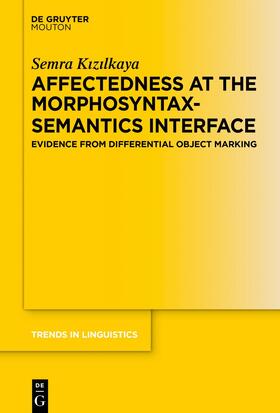 Kizilkaya / Kizilkaya |  Affectedness at the Morphosyntax-Semantics Interface | Buch |  Sack Fachmedien