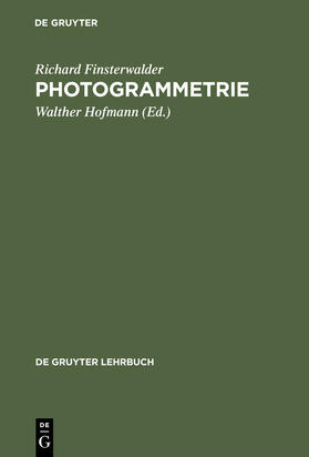 Finsterwalder / Hofmann |  Photogrammetrie | Buch |  Sack Fachmedien