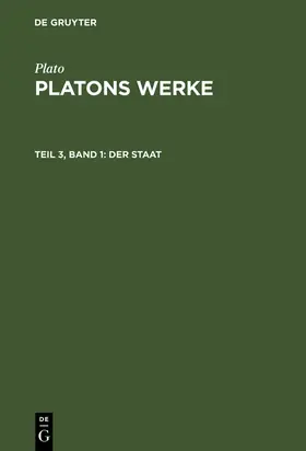 Plato / Schleiermacher |  Der Staat | Buch |  Sack Fachmedien