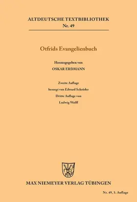 Otfrid von Weissenburg / Erdmann / Schröder |  Otfrids Evangelienbuch | eBook | Sack Fachmedien