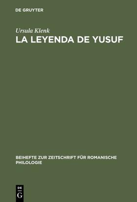 Klenk |  La Leyenda de Yusuf | eBook | Sack Fachmedien