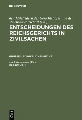 Kummerow |  Erbrecht, 2 | eBook | Sack Fachmedien