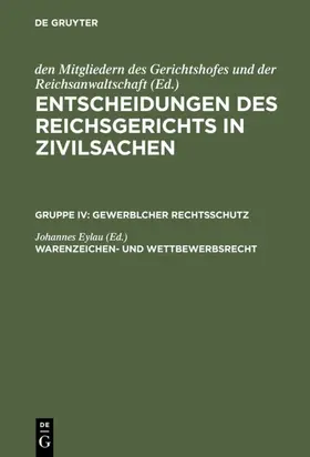 Eylau |  Warenzeichen- und Wettbewerbsrecht | eBook | Sack Fachmedien