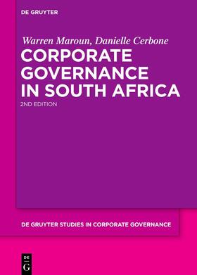 Maroun / Cerbone |  Corporate Governance in South Africa | Buch |  Sack Fachmedien
