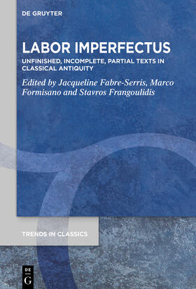 Fabre-Serris / Formisano / Frangoulidis |  Labor Imperfectus | Buch |  Sack Fachmedien