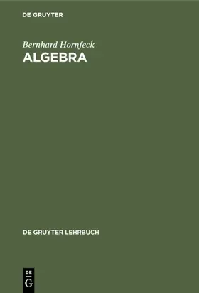 Hornfeck |  Algebra | eBook | Sack Fachmedien