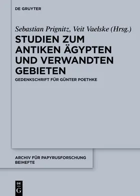 Prignitz / Vaelske |  Studien zum antiken Ägypten und verwandten Gebieten | eBook | Sack Fachmedien