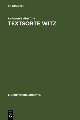 Marfurt |  Textsorte Witz | eBook | Sack Fachmedien