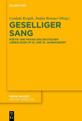 Kropik / Rosmer |  Geselliger Sang | Buch |  Sack Fachmedien