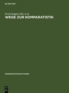 Koppen / Tiedemann | Wege zur Komparatistik | E-Book | sack.de