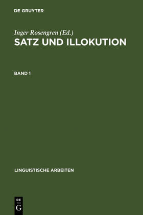 Rosengren |  Satz und Illokution | eBook | Sack Fachmedien