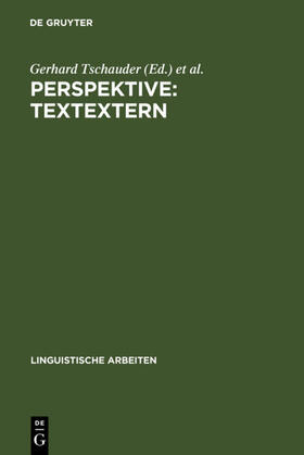 Tschauder / Weigand |  Perspektive: textextern | eBook | Sack Fachmedien