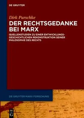 Purschke |  Der Rechtsgedanke bei Marx | Buch |  Sack Fachmedien