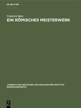 Matz |  Ein römisches Meisterwerk | eBook | Sack Fachmedien