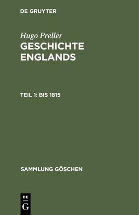 Preller |  Bis 1815 | eBook | Sack Fachmedien