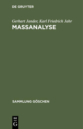 Jander / Jahr |  Massanalyse | eBook | Sack Fachmedien