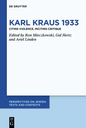 Hertz / Mieczkowski / Linden |  Karl Kraus 1933 | eBook | Sack Fachmedien