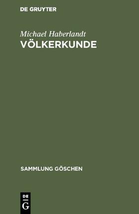 Haberlandt |  Völkerkunde | eBook | Sack Fachmedien