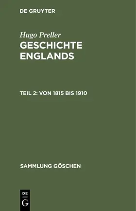 Preller |  Von 1815 bis 1910 | eBook | Sack Fachmedien