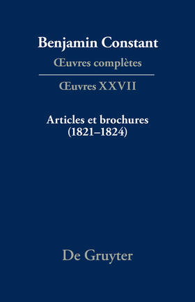 Burnand |  Articles et brochures (1821–1824) | Buch |  Sack Fachmedien