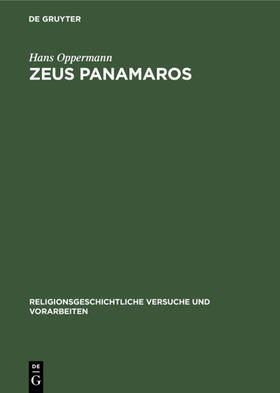 Oppermann |  Zeus Panamaros | eBook | Sack Fachmedien