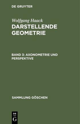 Haack | Axonometrie und Perspektive | E-Book | sack.de