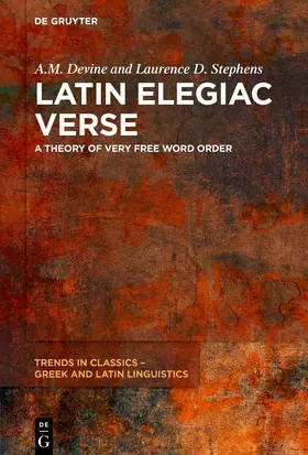 Devine / Stephens |  Latin Elegiac Verse | Buch |  Sack Fachmedien