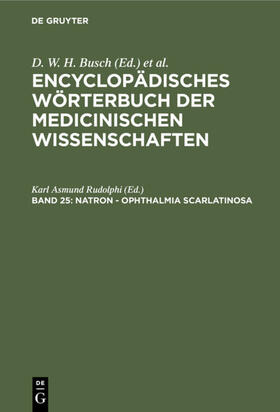 Rudolphi |  Natron - Ophthalmia scarlatinosa | eBook | Sack Fachmedien