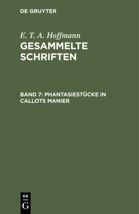  Phantasiestücke in Callots Manier | eBook | Sack Fachmedien