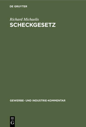 Michaelis |  Scheckgesetz | eBook | Sack Fachmedien