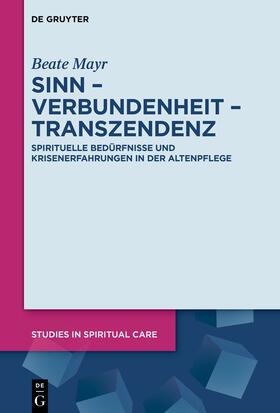 Mayr |  Sinn - Verbundenheit - Transzendenz | Buch |  Sack Fachmedien