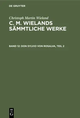 Wieland |  Don Sylvio Von Rosalva, Teil 2 | eBook | Sack Fachmedien