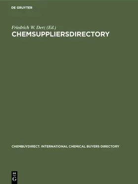 Derz |  ChemSUPPLIERSdirectory | eBook | Sack Fachmedien