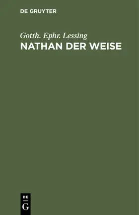 Lessing |  Nathan der Weise | eBook | Sack Fachmedien