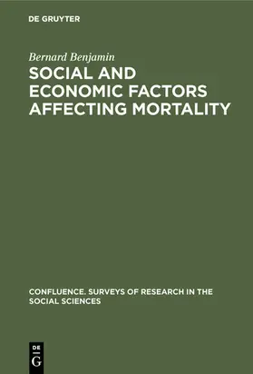 Benjamin |  Social and economic factors affecting mortality | eBook | Sack Fachmedien